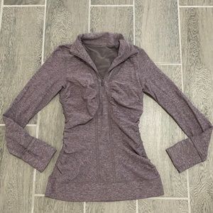 Lululemon Purple Quarter Zip Jacket
